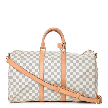 Louis Vuitton Damier Azur Keepall Bandouliere 45 1 of 15