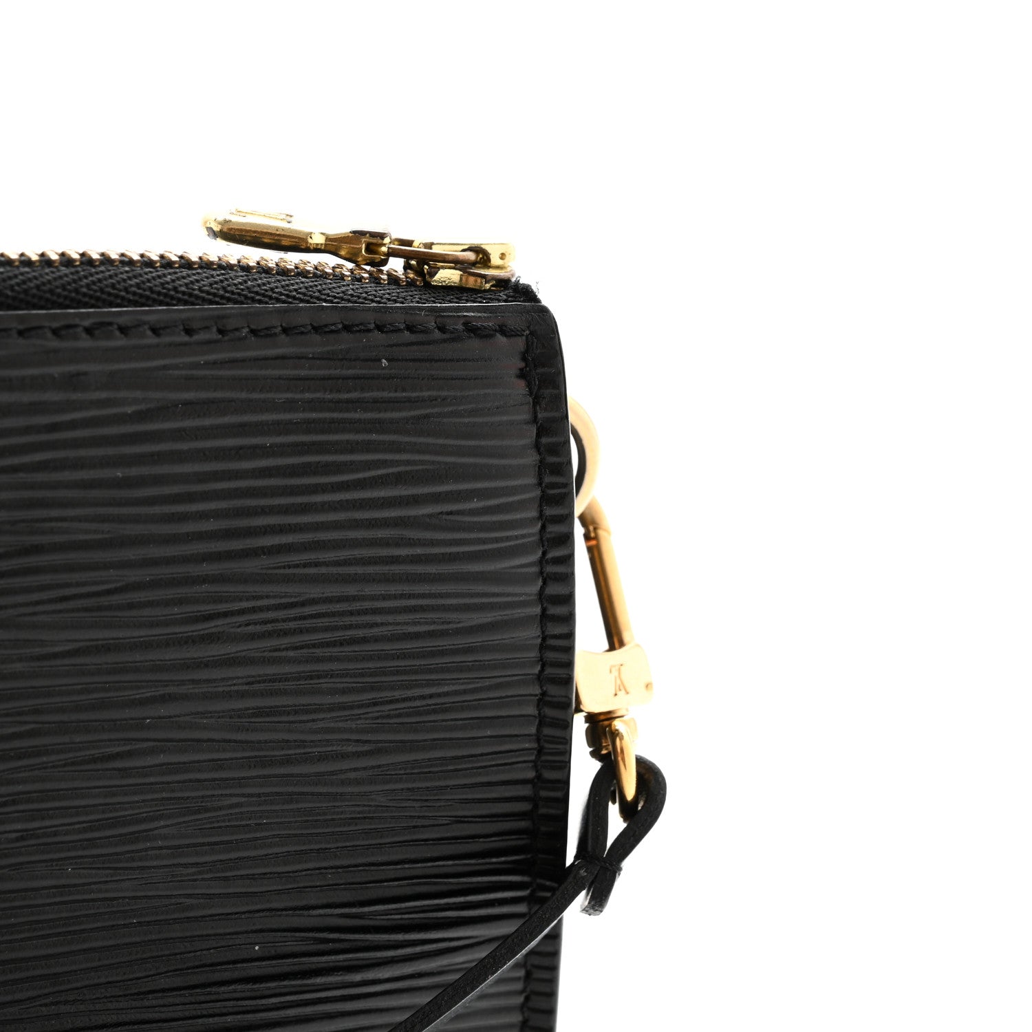 Louis Vuitton Epi Pochette Accessories 24 Black 11 of 13