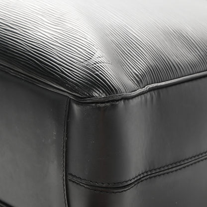Louis Vuitton Epi Brooks Briefcase Black 10 of 20