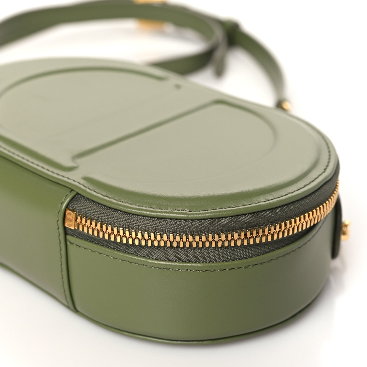Christian Dior Calfskin CD Signature Oval Crossbody Camera Bag Green 11 of 11