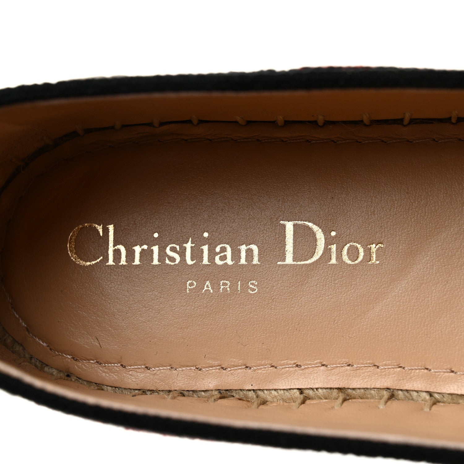 Christian Dior Canvas Mille Fleurs Embroidered Granville Espadrille 39 Multicolor 7 of 8