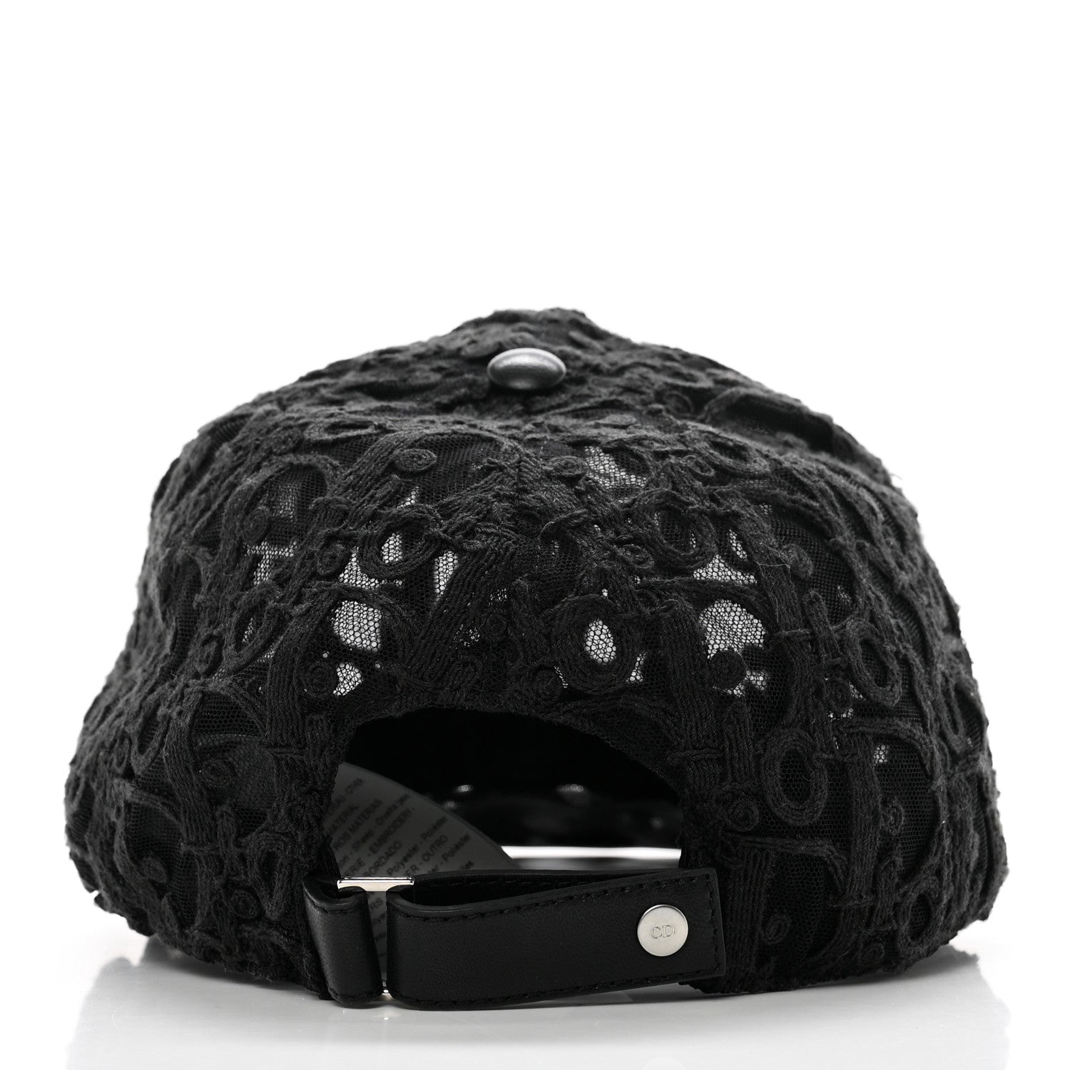 Christian Dior Mesh Hat M Black 6 of 10