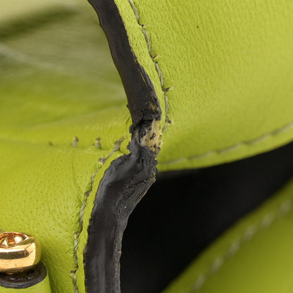 Fendi Nappa FF 1974 Embossed Mini Baguette Wasabi 11 of 12