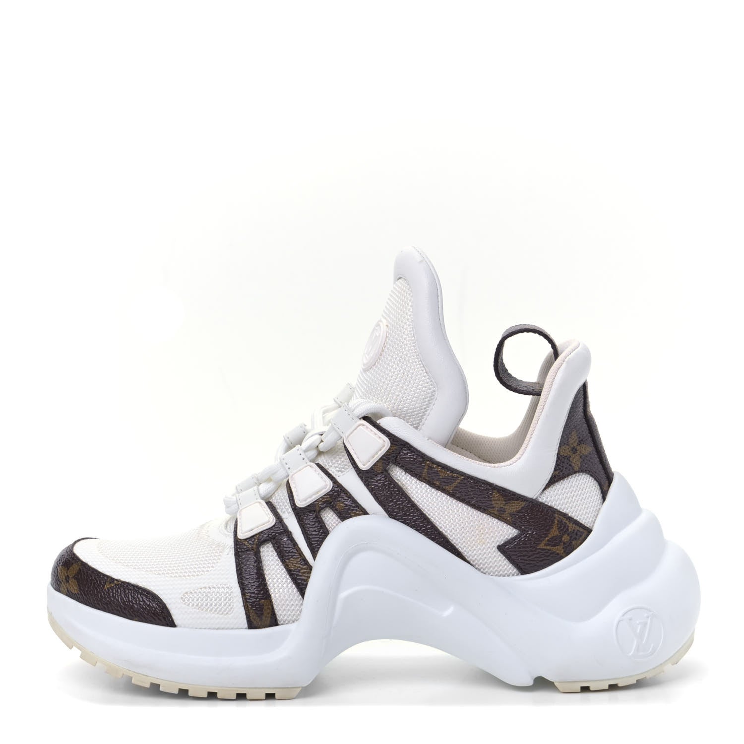 Louis Vuitton Patent Monogram LV Archlight Sneakers 36 White 1 of 11