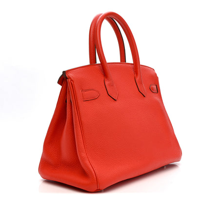 Hermes Togo Birkin 30 Capucine 3 of 15