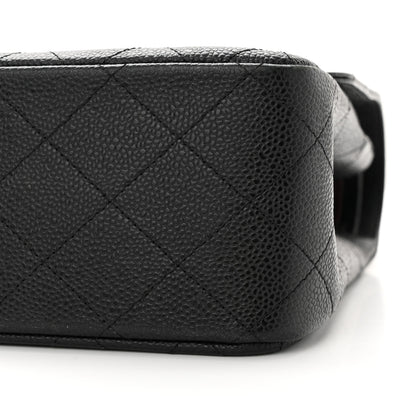 Chanel Caviar Quilted Jumbo Double Flap Black 10 of 16