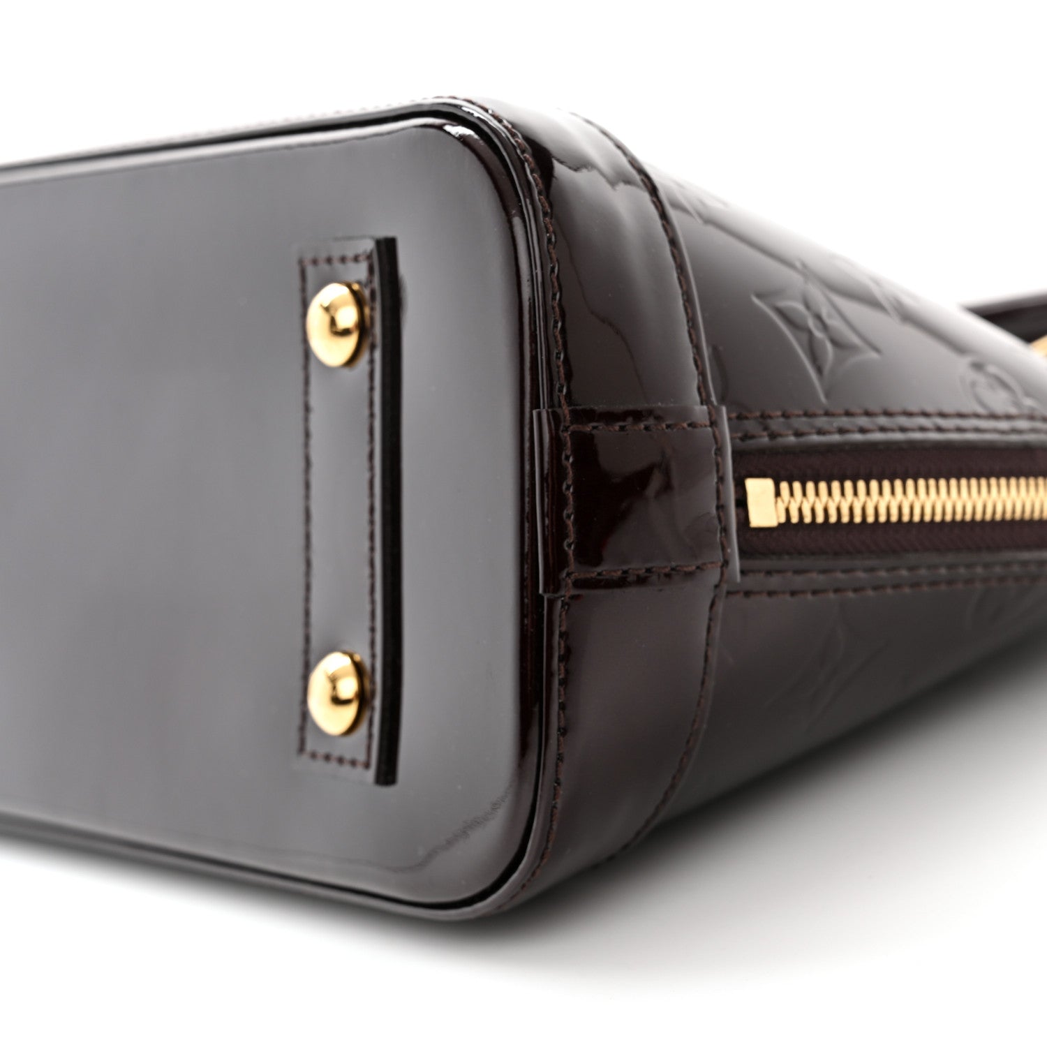 Louis Vuitton Vernis Alma BB Amarante 10 of 10