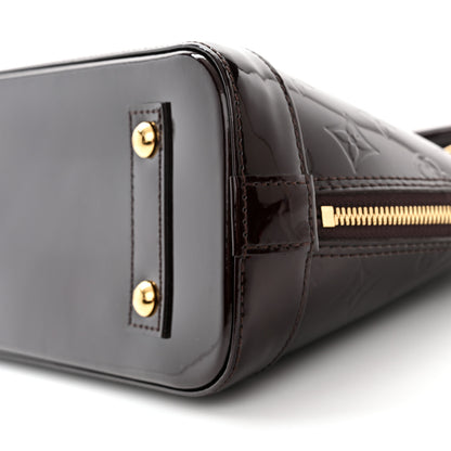 Louis Vuitton Vernis Alma BB Amarante 10 of 10
