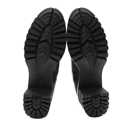 Prada Vitello Montana Lug Sole Chelsea 55mm Boots 39 Black 6 of 9