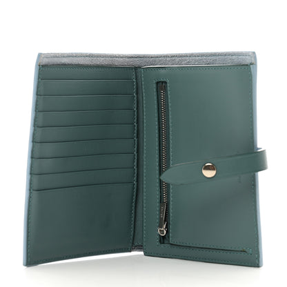 Celine Grained Calfskin Medium Multifunction Strap Wallet Pale Blue 5 of 7