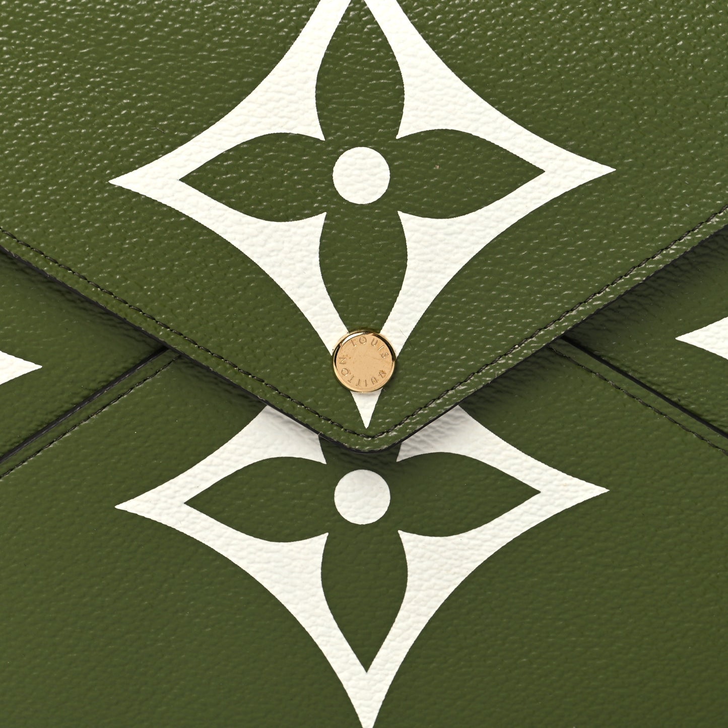 Monogram Giant Large Kirigami Pochette Kaki
