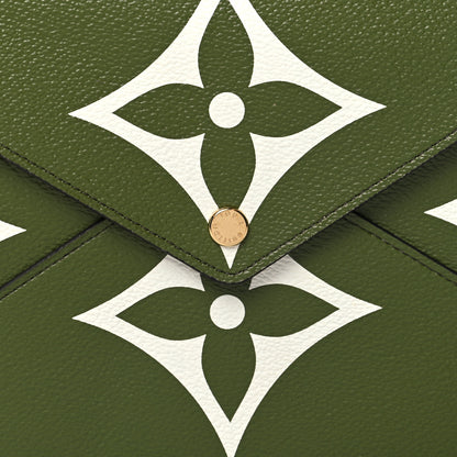 Louis Vuitton Monogram Giant Large Kirigami Pochette Kaki 8 of 8