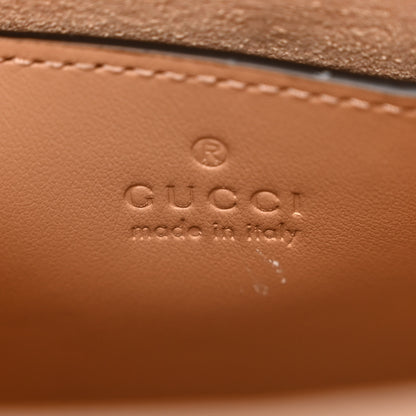 Gucci Calfskin Matelasse Aria Mini GG Marmont Tote Camelia 6 of 13