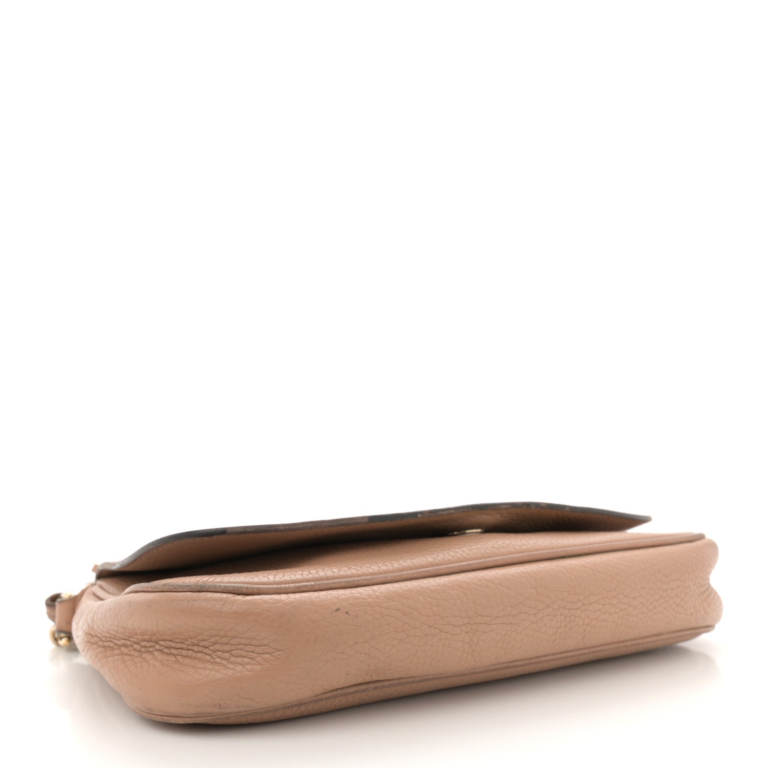Gucci Pebbled Calfskin Medium Soho Flap Crossbody Camelia 4 of 18