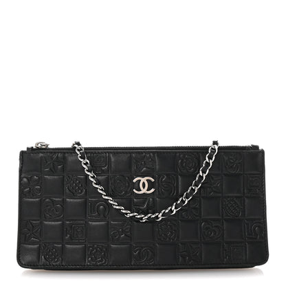 Chanel Lambskin Precious Symbols Pochette Black 1 of 8