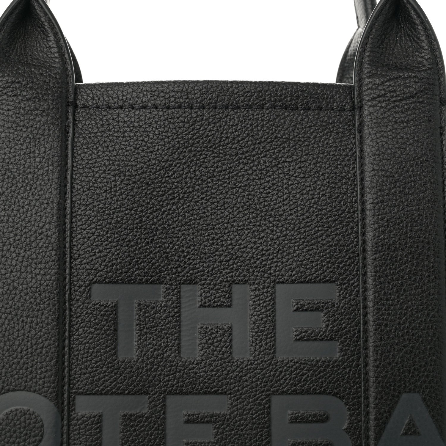 Marc Jacobs Grained Calfskin Large The Tote Bag Black 8 of 11