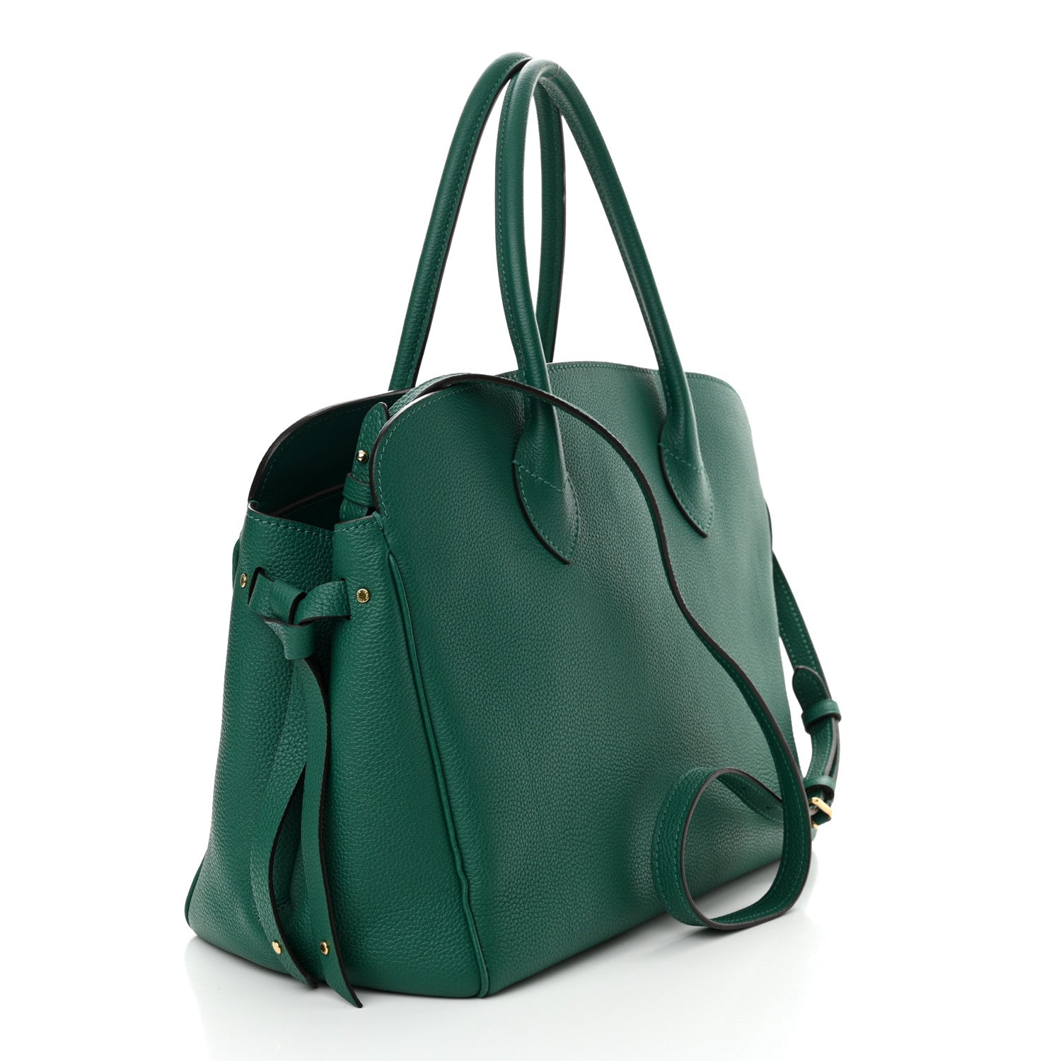 Louis Vuitton Veau Nuage Milla MM Emeraude 3 of 9