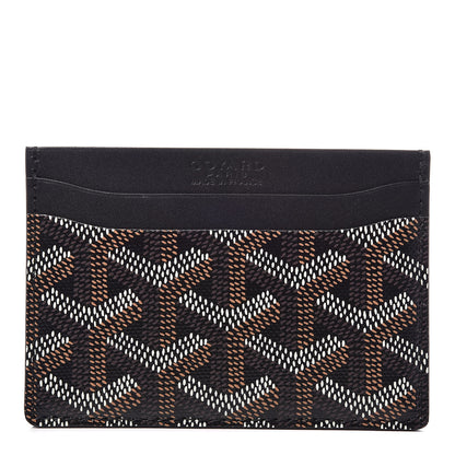 Goyard Goyardine Saint Sulpice Card Holder Black 1 of 7