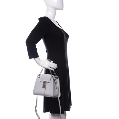 Chloe Shiny Calfskin Mini Annie Shoulder Bag Airy Grey 3 of 11