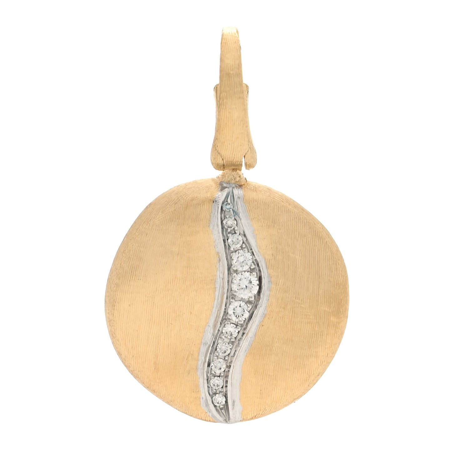 18K Yellow White Gold Diamond Jaipur Pendant