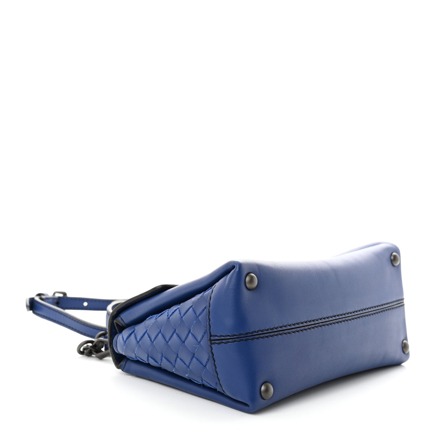 Nappa Mini Piazza Bag Sapphire