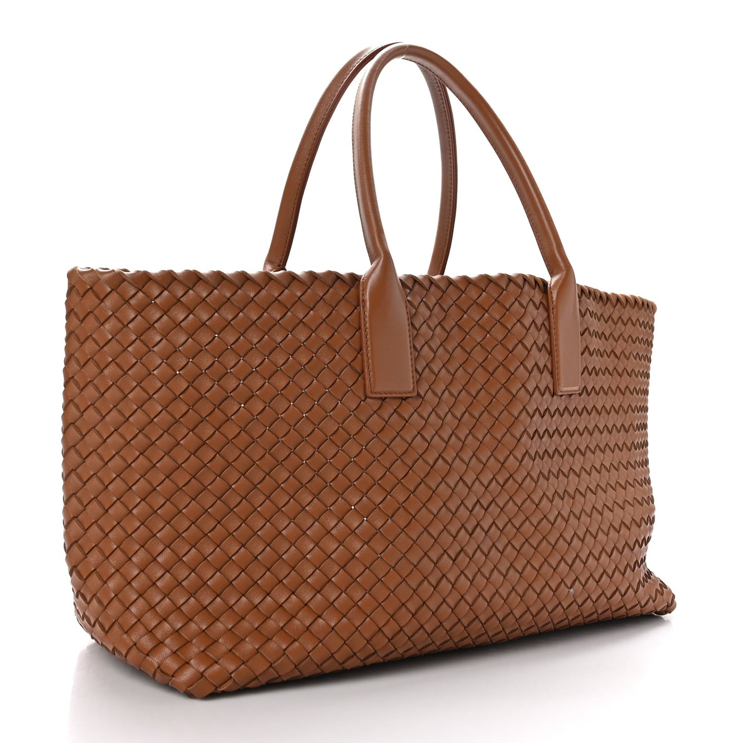 Lambskin Intreccio Medium Cabat Wood