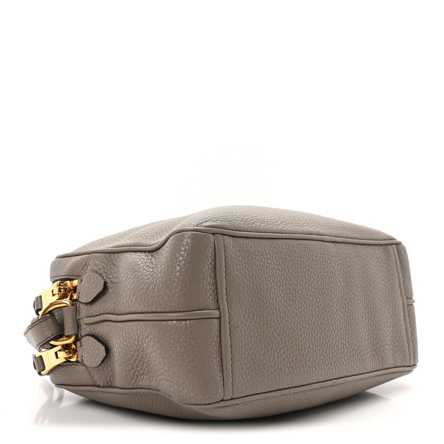 Prada Vitello Daino Medium Double Zip Shoulder Bag Argilla 4 of 9