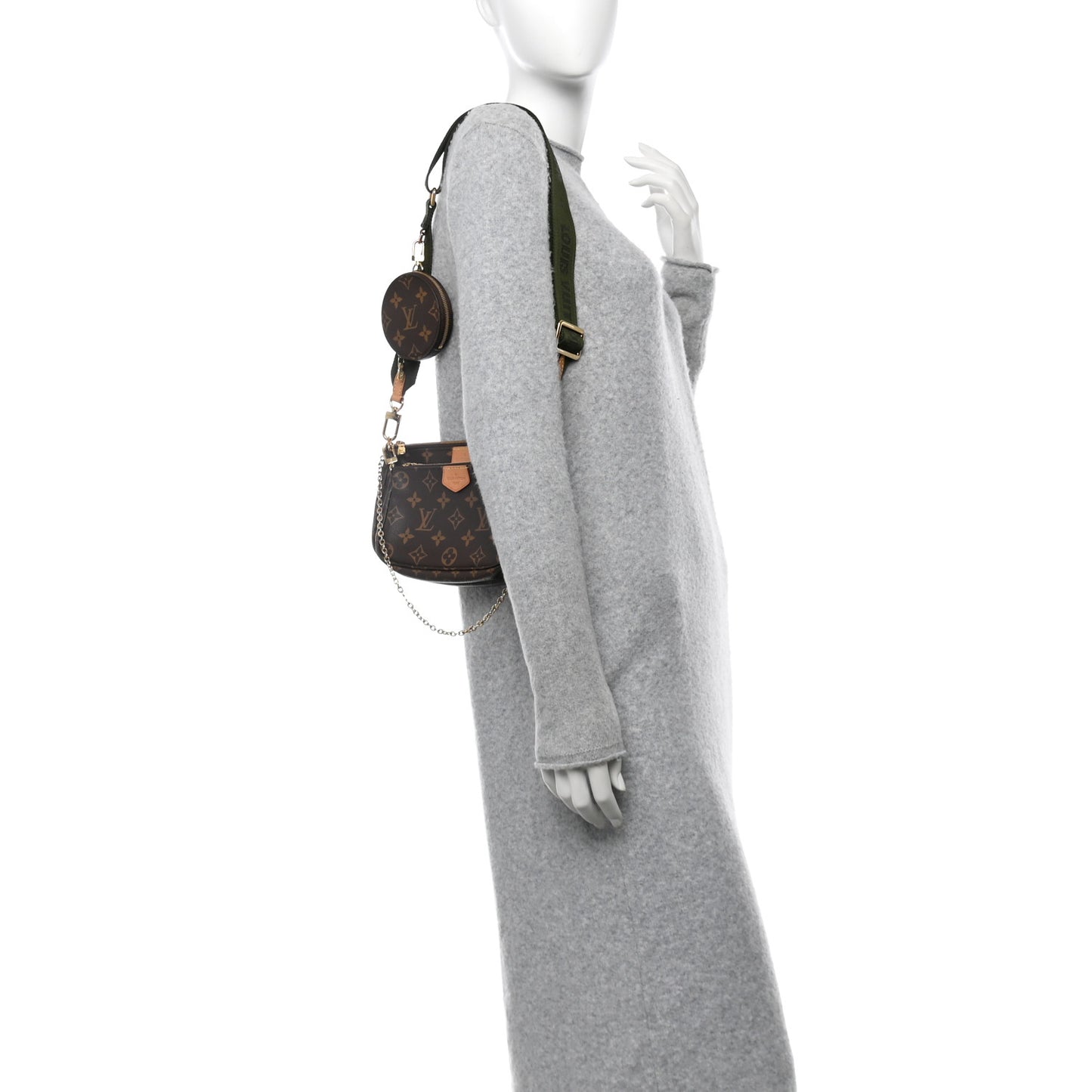 Monogram Multi Pochette Accessories Kaki