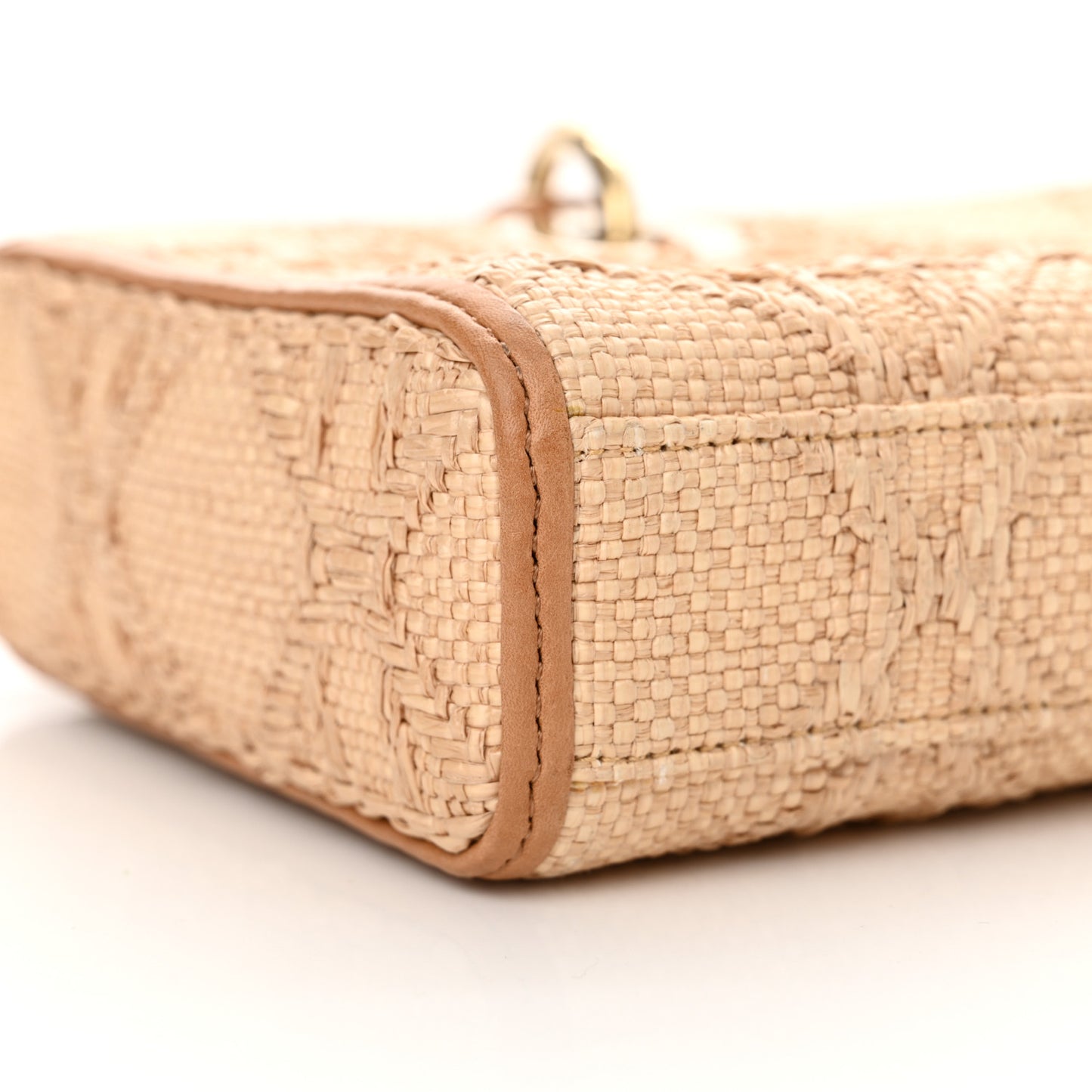 Raffia Macro Cannage Lady D-Joy Natural