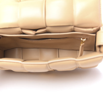 Bottega Veneta Nappa Maxi Intreccio Padded Cassette Crossbody Bag Almond 5 of 9