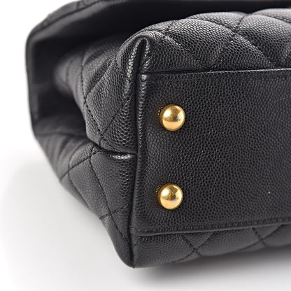 Chanel Caviar Quilted Mini Coco Handle Flap Black 11 of 13