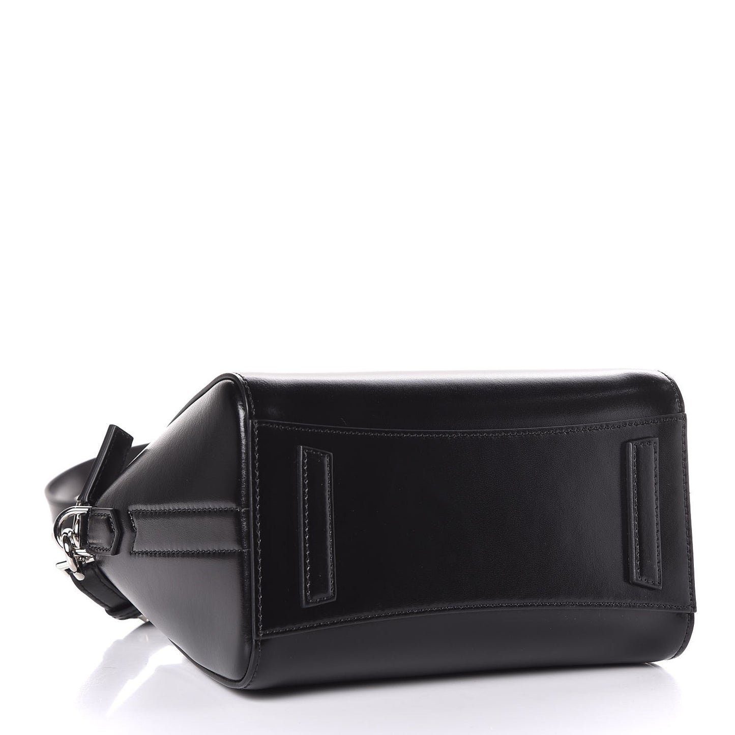 Shiny Lord Calfskin Mini Antigona Black
