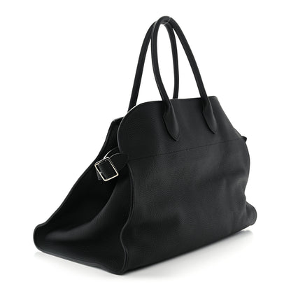 The Row Matte Grained Calfskin Soft Margaux 15 Black 2 of 8