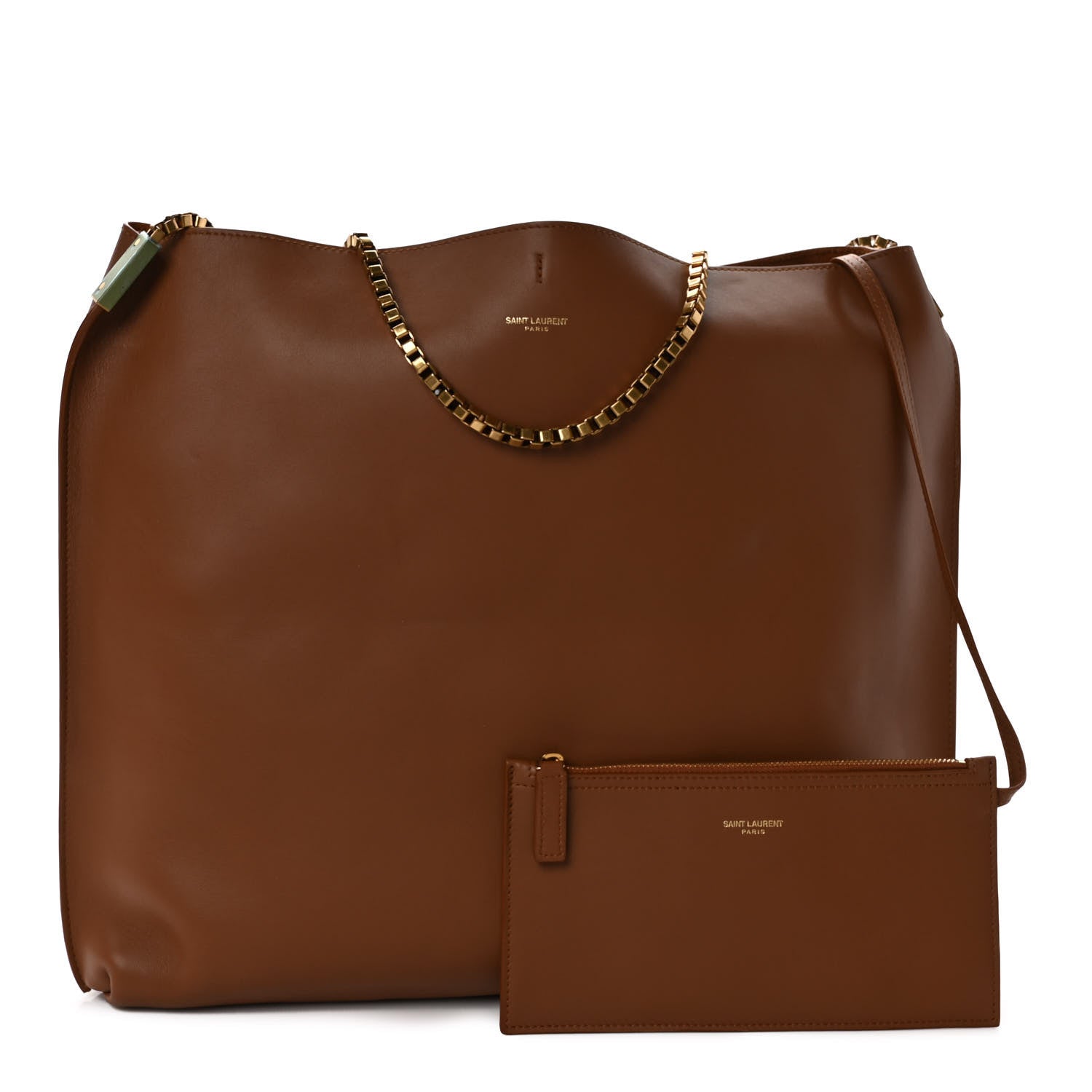 Saint Laurent Calfskin Medium Suzanne Hobo Brick 1 of 8