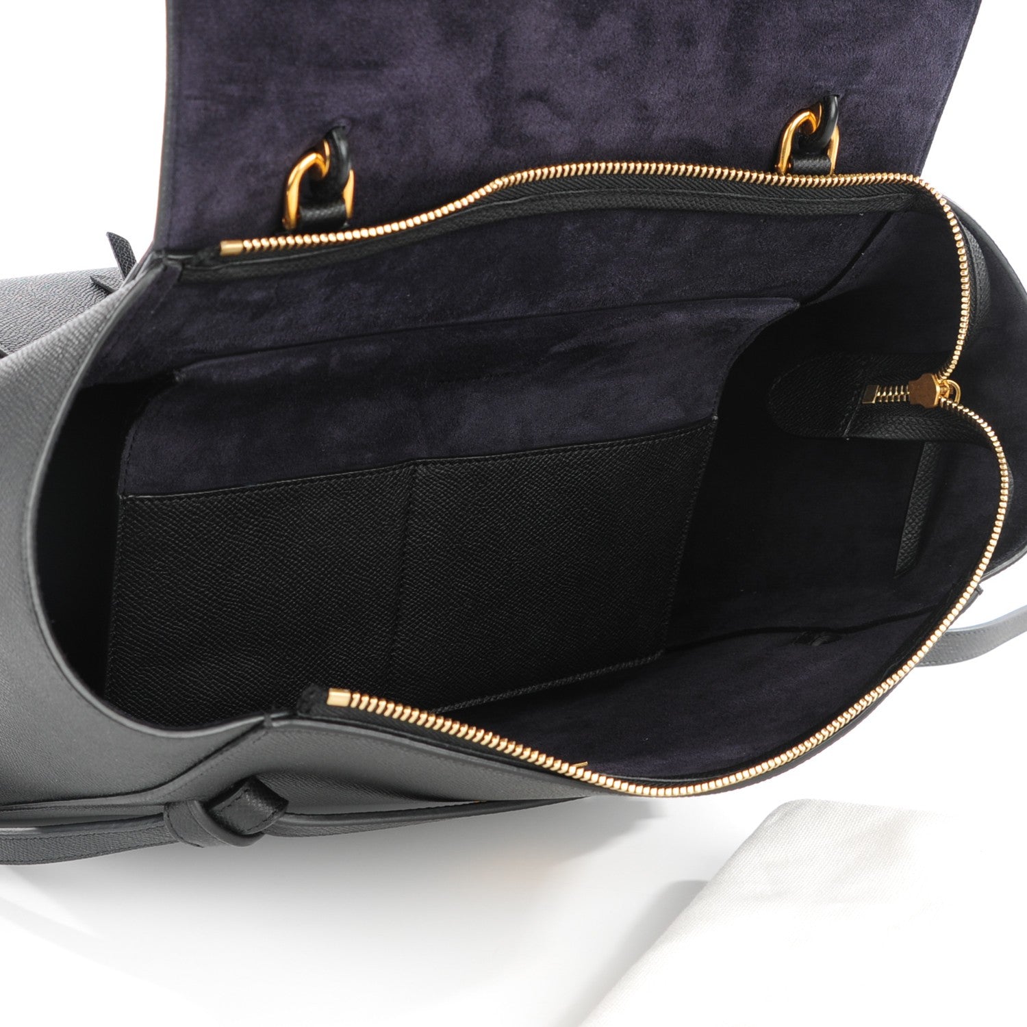Celine Grained Calfskin Mini Belt Bag Black 7 of 8