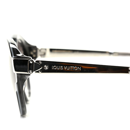 Louis Vuitton Acetate Petit Soupcon Cat Eye Sunglasses Z0489W Black 3 of 8