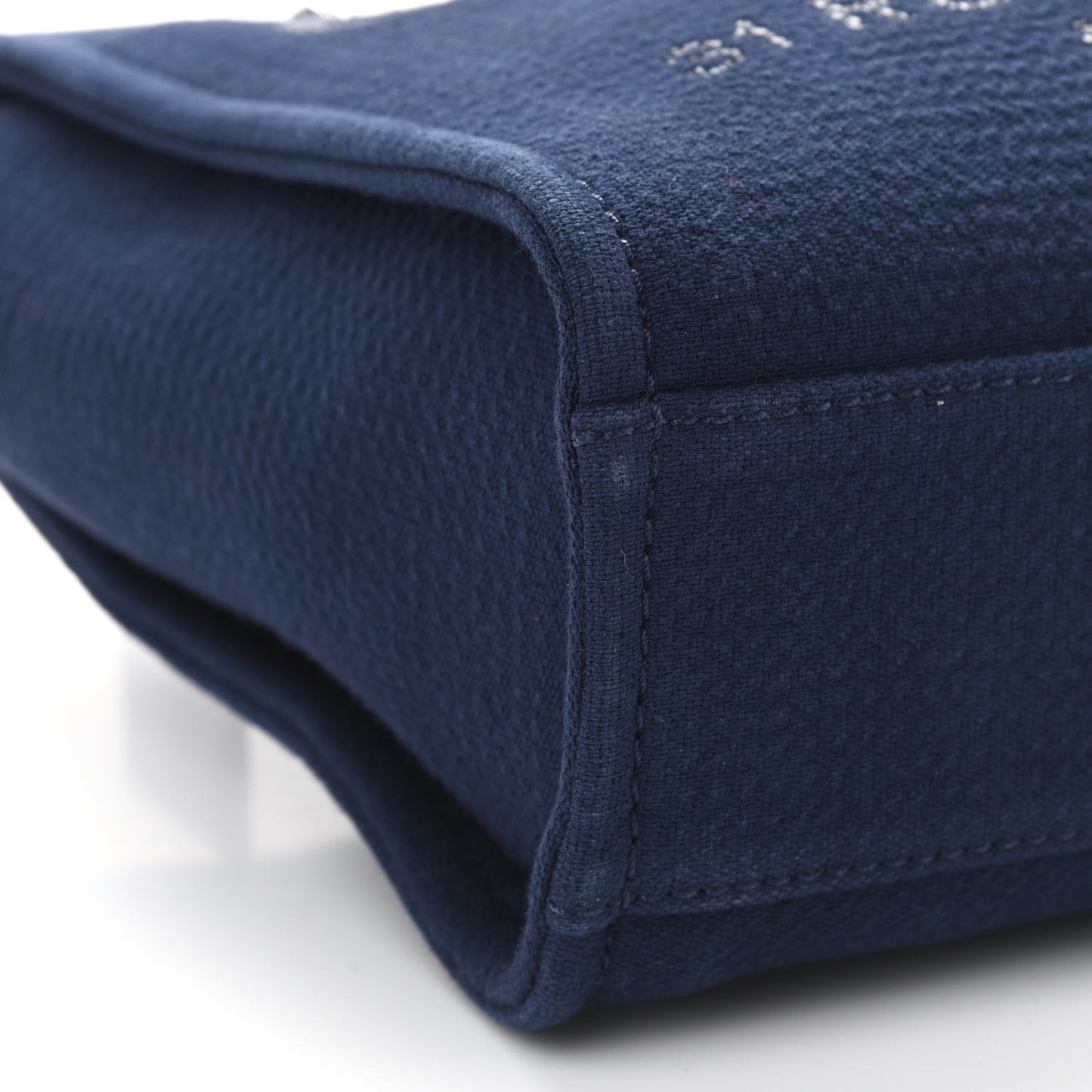 Mixed Fibers Mini Deauville Tote Dark Blue