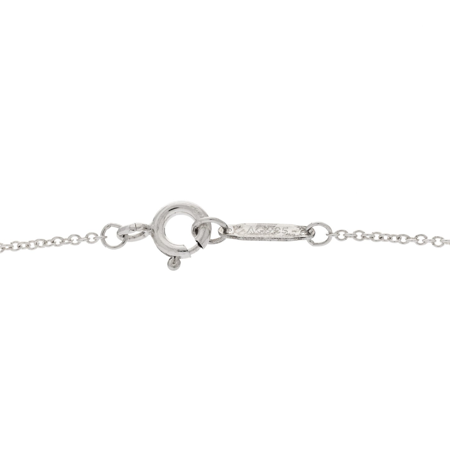 Sterling Silver 1837 Interlocking Circles Pendant Necklace