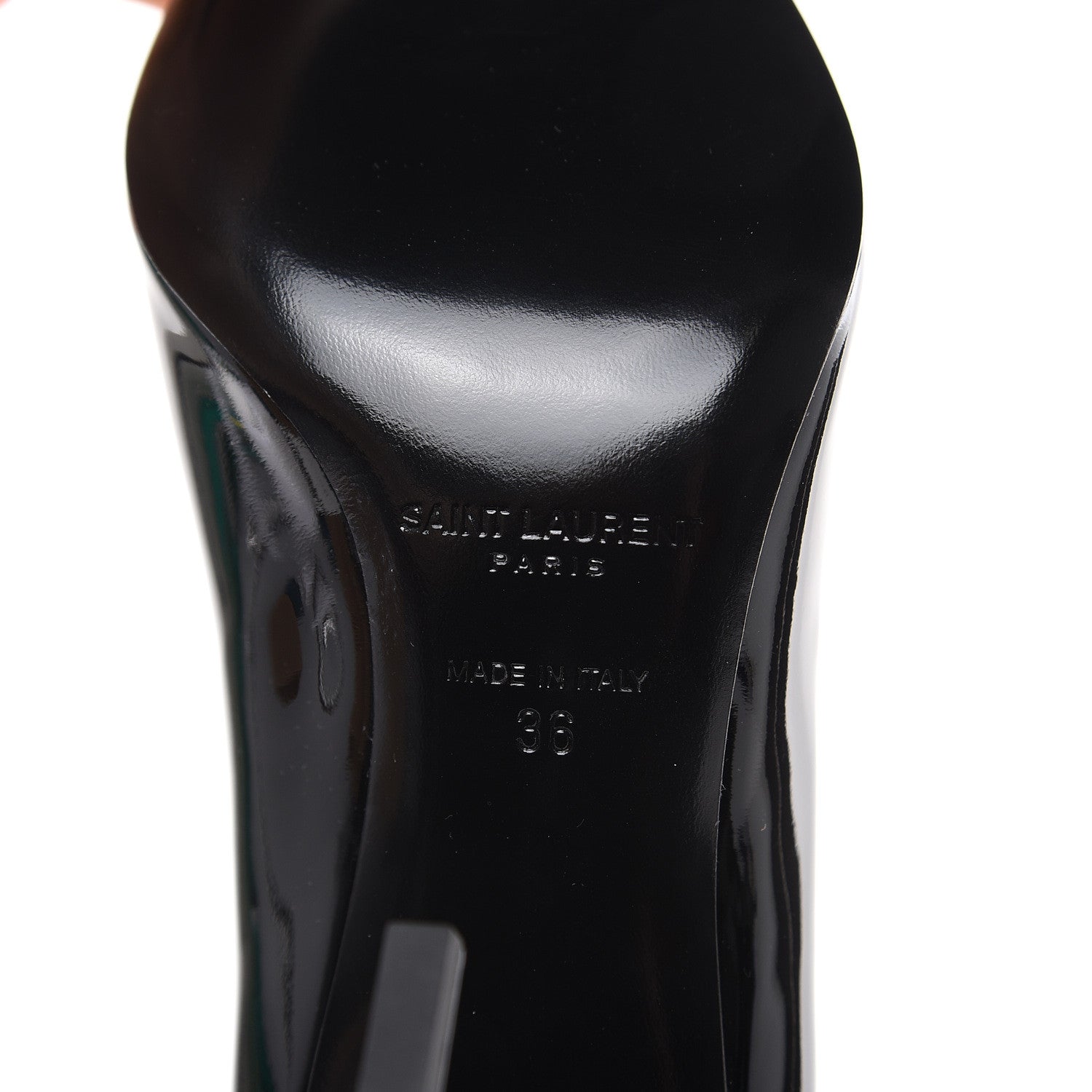 Saint Laurent Patent Opyum 85 Pumps 36 Black 8 of 9