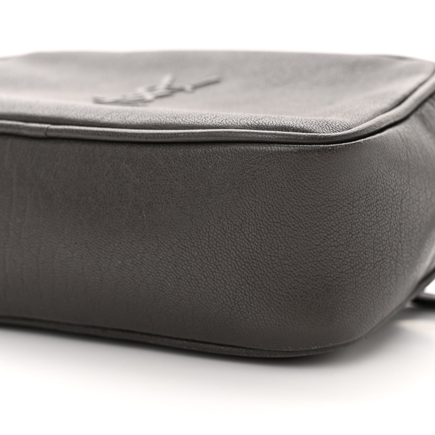 Lambskin Monogram Lou Belt Bag Asphalt