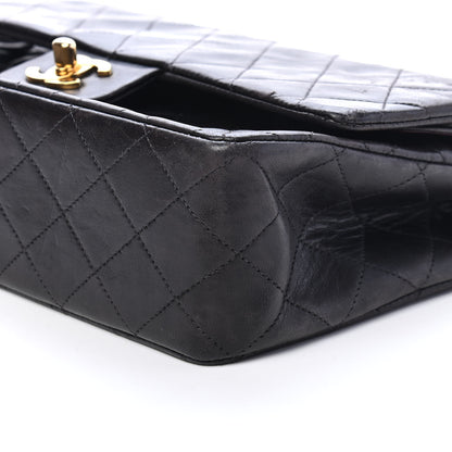 Chanel Lambskin Quilted Medium Double Flap Black 9 of 9