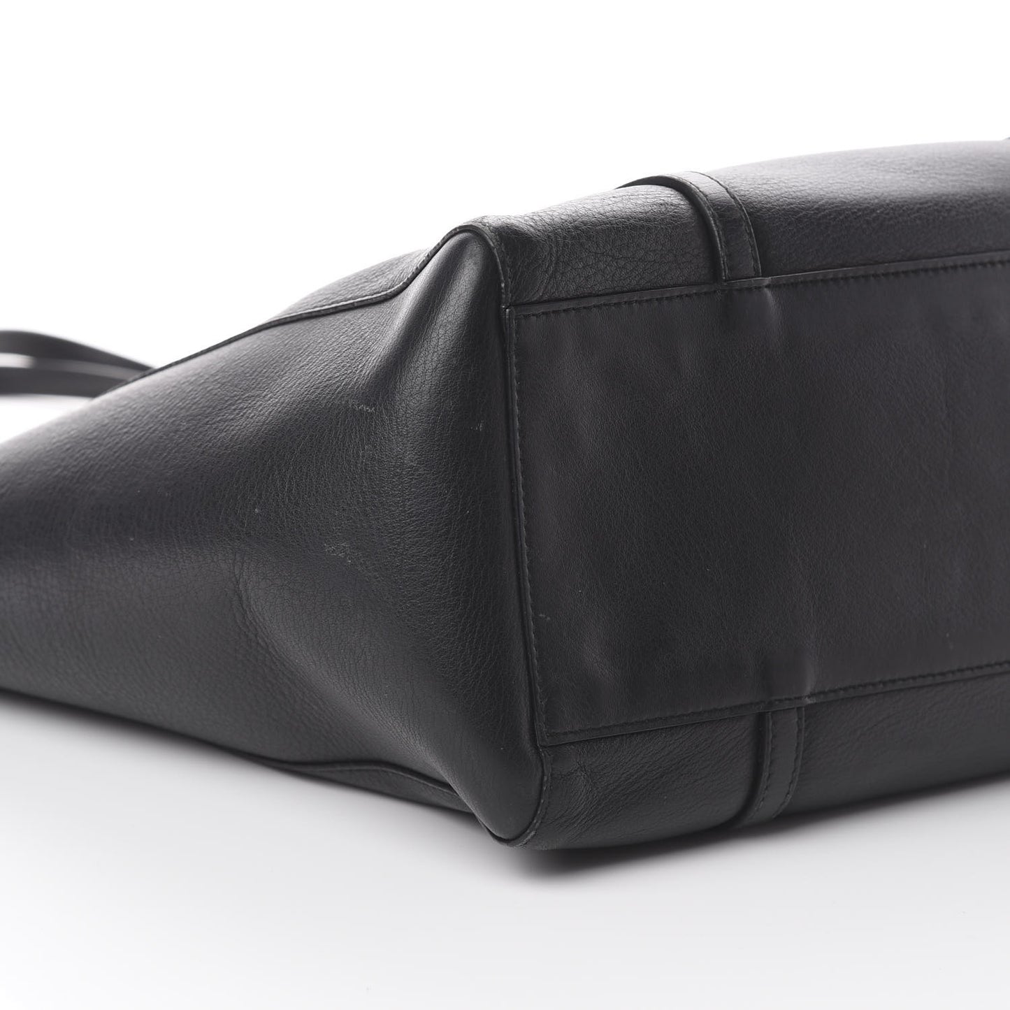 Pebbled Calfskin Small Everyday Tote Black