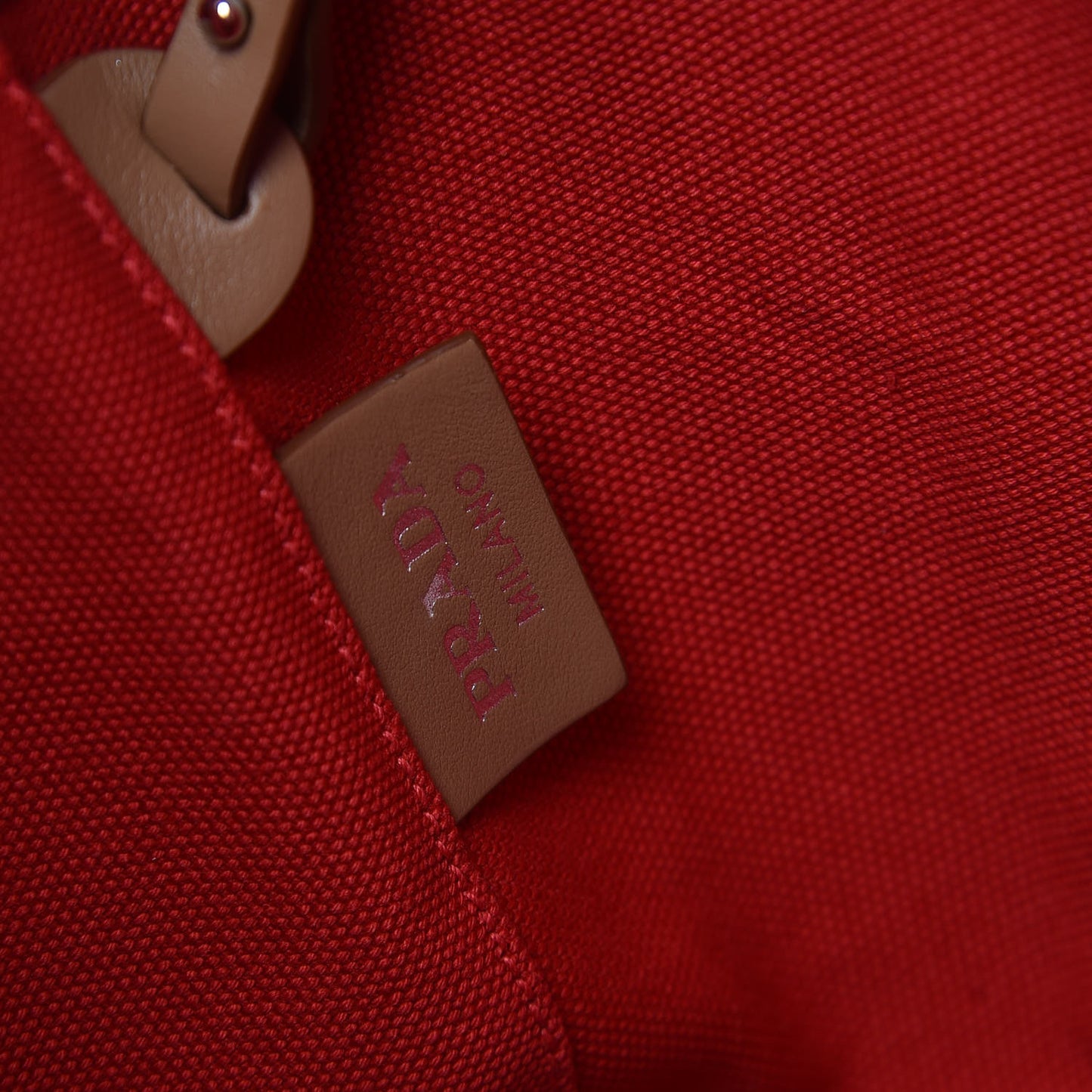 Canapa Small Shopping Tote Rosso