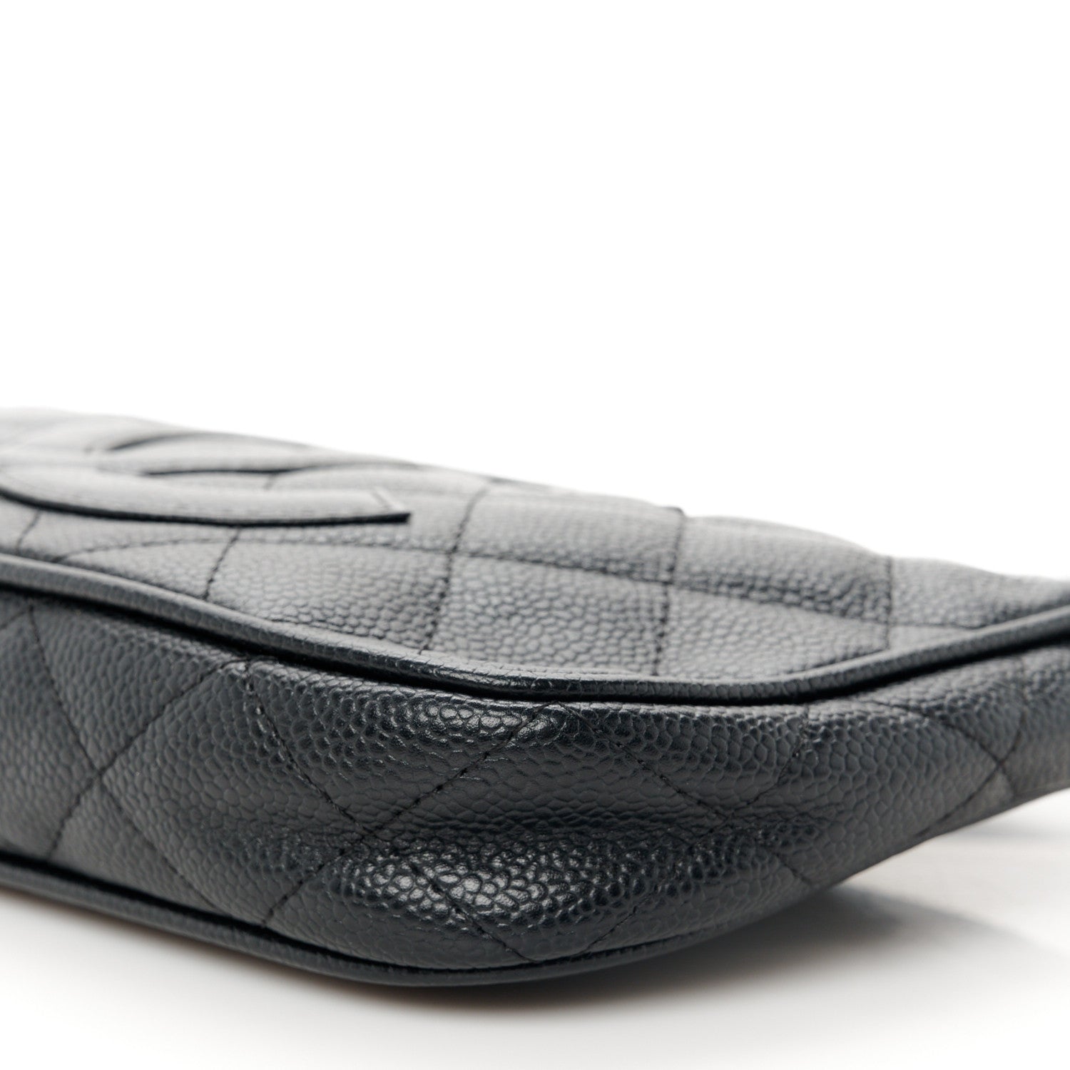Chanel Caviar Quilted CC Shoulder Bag Black 11 of 12