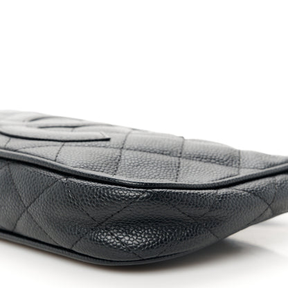 Chanel Caviar Quilted CC Shoulder Bag Black 11 of 12