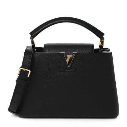 Louis Vuitton Taurillon Capucines BB Black 1 of 9