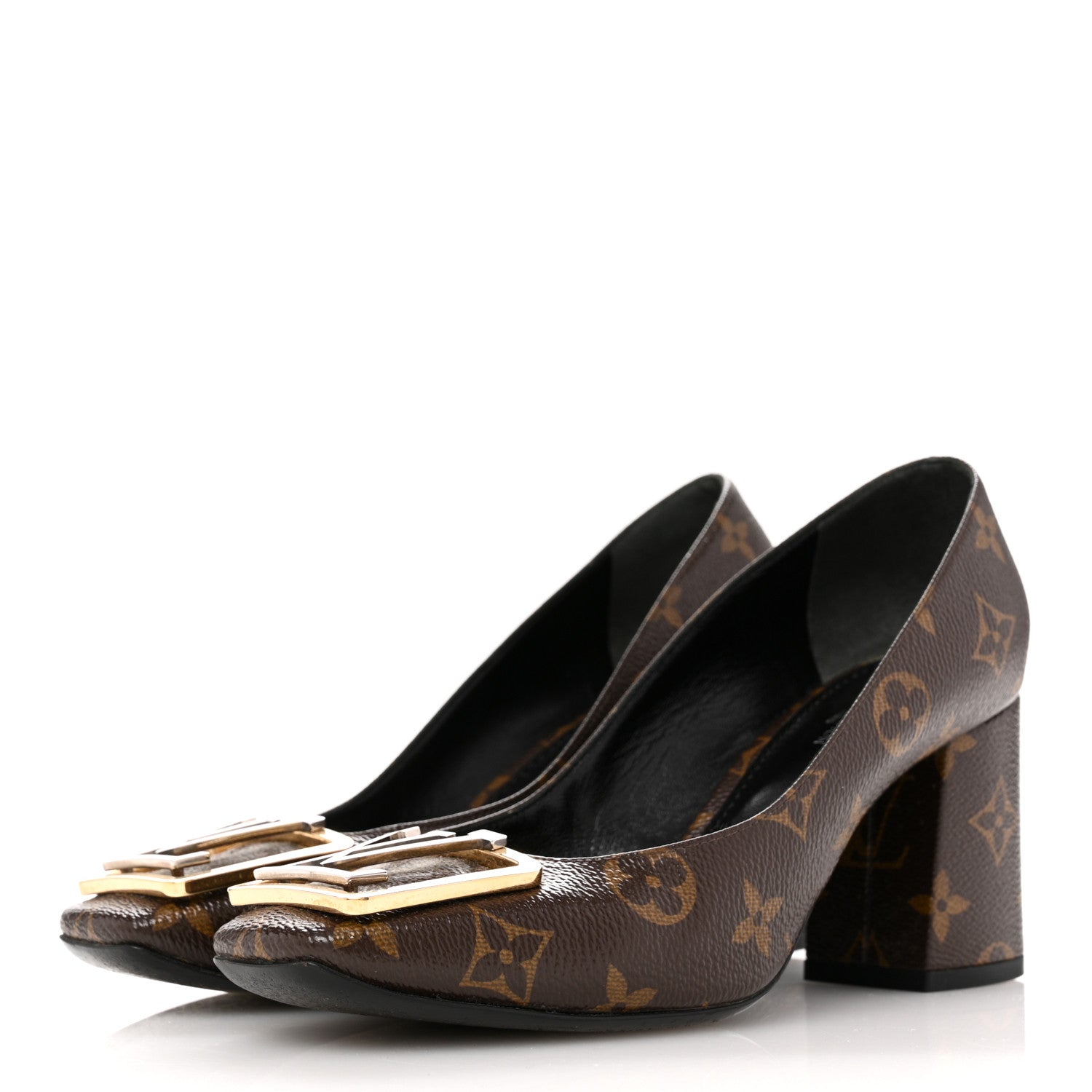 Louis Vuitton Monogram Madeleine Pumps 37 4 of 11