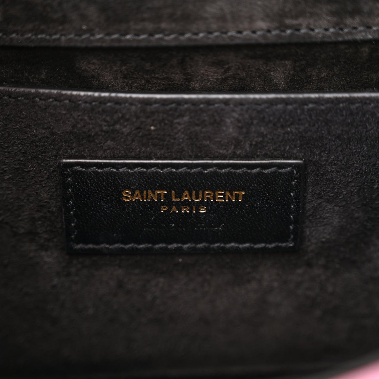 Metallic Calfskin Small Classic Monogram Kate Tassel Satchel Pink