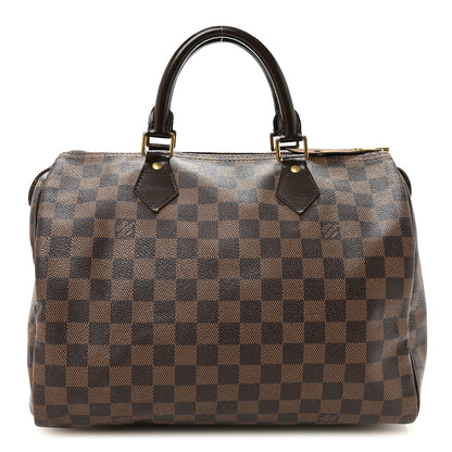Louis Vuitton Damier Ebene Speedy 30 1 of 9