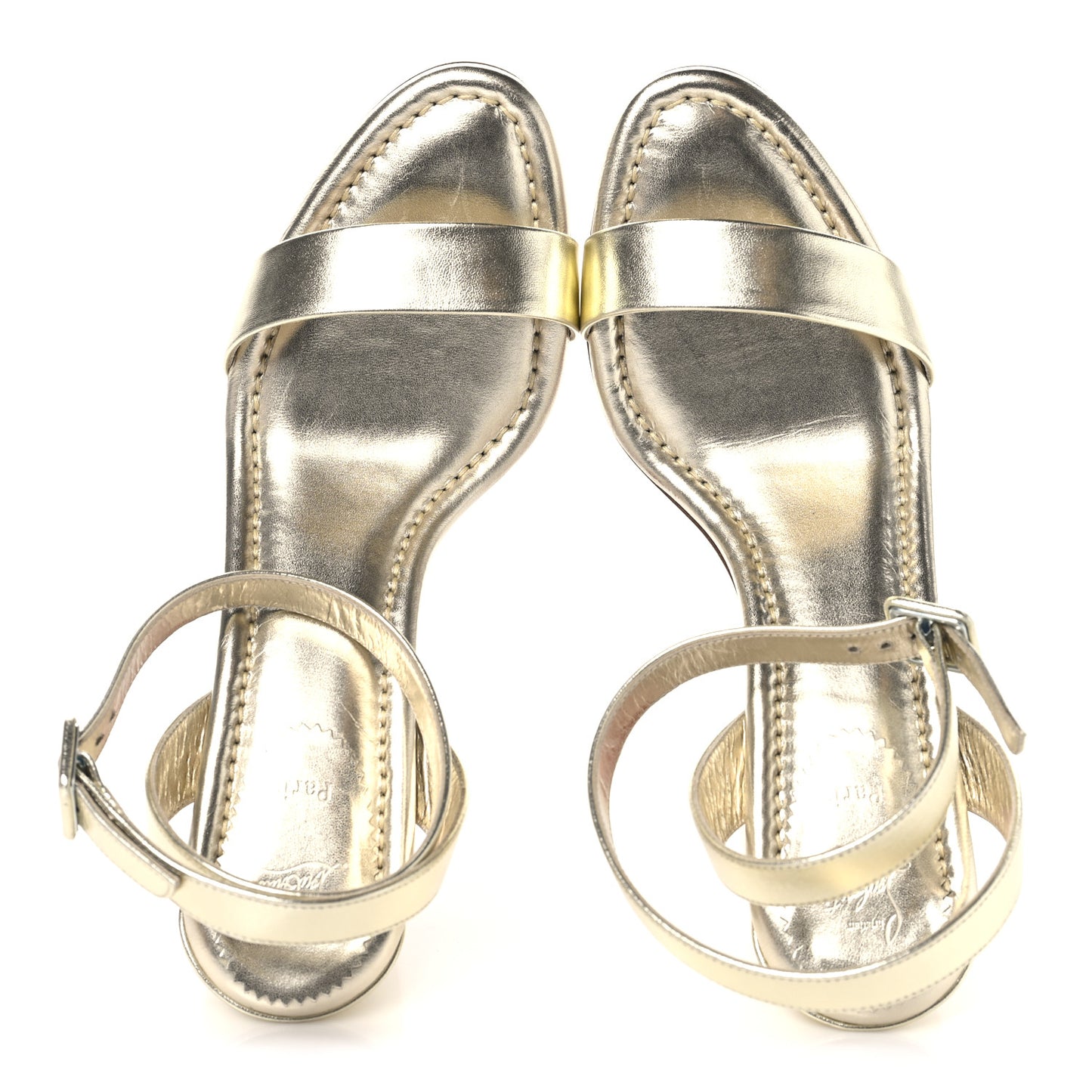Kid Laminato Miss Sabina 85 Sandals 41 Platine